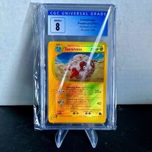 CGC 8 Pokemon EN Reverse Holo Forretress #9